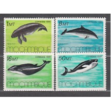 Mozambique - Correo Yvert 1037/40 ** Mnh  Fauna marina