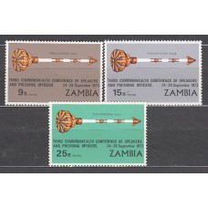 Zambia - Correo Yvert 104/6 ** Mnh
