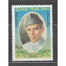Pakistan - Correo Yvert 1041 ** Mnh  Muhammad Ali Jinnah