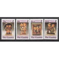 Gambia - Correo 1991 Yvert 1044/7 ** Mnh  Cerámicas