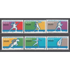 Mexico - Correo 1984 Yvert 1046/51 ** Mnh Deportes Juegos Olimpicos los Angeles