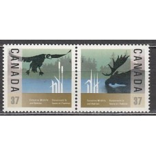 Canada - Correo 1988 Yvert 1046/7 ** Mnh Fauna