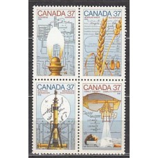 Canada - Correo 1988 Yvert 1048/51 ** Mnh