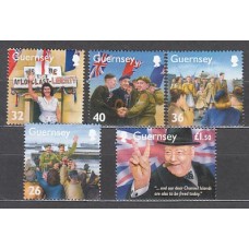 Guernsey - Correo 2005 Yvert 1049/53 ** Mnh 2º Guerra mundial