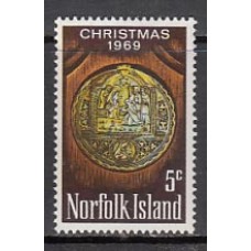 Norfolk - Correo Yvert 104 ** Mnh Navidad