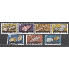 San Vicente-Grenadines - Correo Yvert 105/11 ** Mnh Fauna conchas