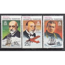 Antartida Britanica Correo Yvert 105/7 ** Mnh Personajes. Barcos