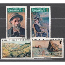 Guernsey - Correo 1974 Yvert 105/8 ** Mnh Pinturas