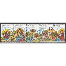 Cocos - Correo Yvert 105/9 ** Mnh Navidad