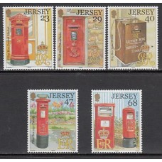 Jersey - Correo 2002 Yvert 1053/58 ** Mnh Buzones