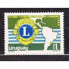 Uruguay - Correo 1980 Yvert 1056 ** Mnh Lions