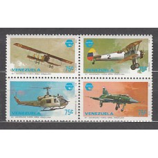 Venezuela - Correo 1979 Yvert 1061/4 ** Mnh Aviones