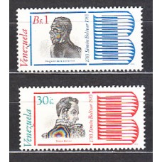 Venezuela - Correo 1979 Yvert 1065/6 ** Mnh Personajes