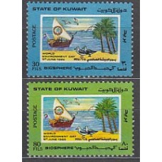 Kuwait - Correo 1985 Yvert 1066/7 ** Mnh  Barcos