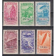 Ifni Beneficencia 1943 Edifil 7/12 ** Mnh