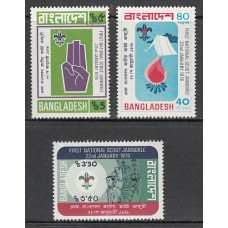 Bangladesh - Correo 1978 Yvert 107/9 ** Mnh  Scoutismo