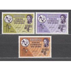 Rodesia del Sur - Correo Yvert 107/9 ** Mnh   Telecomunicaciones