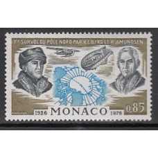 Monaco - Correo 1976 Yvert 1070 ** Mnh   Byrd y Amundsen