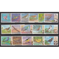 Bahamas - Correo 2001 Yvert 1070/85 ** Mnh Fauna aves