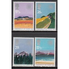 Gran Bretaña - Correo 1983 Yvert 1071/4 ** Mnh Paisajes