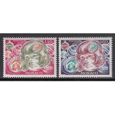 Monaco - Correo 1976 Yvert 1072/3 ** Mnh  Navidad
