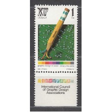 Israel - Correo 1989 Yvert 1073 ** Mnh  Diseño gráfico