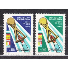 Uruguay - Correo 1981 Yvert 1074/5 ** Mnh Deportes. Fútbol