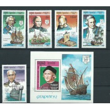 Camboya - Correo Yvert 1076/80+H.95 ** Mnh