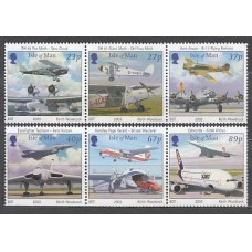 Man - Correo 2003 Yvert 1080/5 ** Mnh Aviones