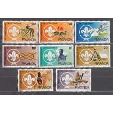 Ruanda - Correo Yvert 1081/8 ** Mnh  Scoutismo