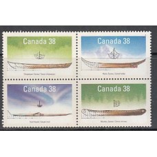 Canada - Correo 1989 Yvert 1086/9 ** Mnh Barcos