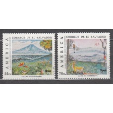 Salvador - Correo 1990 Yvert 1087/8 ** Mnh  UPAE