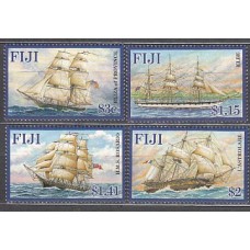 Fidji - Correo Yvert 1087/90 ** Mnh Barcos