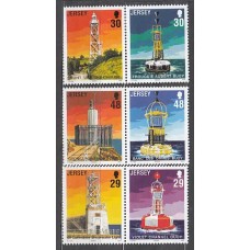 Jersey - Correo 2003 Yvert 1087/92 ** Mnh Faros