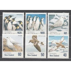 Nueva Zelanda - Correo 1990 Yvert 1088/93 ** Mnh Fauna Antartida. Aves