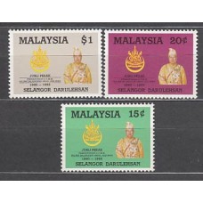 Malaysia - Selangor Correo Yvert 109/11 ** Mnh  Sultánde Selangor