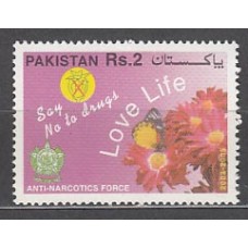 Pakistan - Correo Yvert 1090 ** Mnh  Lucha contra la droga