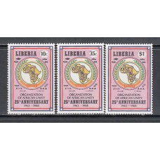 Liberia - Correo 1988 Yvert 1091/3 ** Mnh