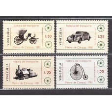 Venezuela - Correo 1981 Yvert 1093/6 ** Mnh Tren. Coche. Bici