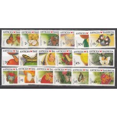 Antigua Correo Yvert 1096/13 ** Mnh Fauna mariposas