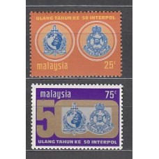 Malaysia - Correo Yvert 110/1 ** Mnh  Interpol