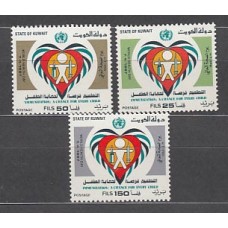 Kuwait - Correo 1987 Yvert 1105/7 ** Mnh  Dia de la salud