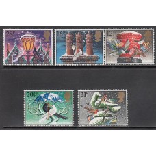 Gran Bretaña - Correo 1983 Yvert 1108/12 ** Mnh Navidad