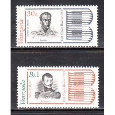 Venezuela - Correo 1982 Yvert 1108/9 ** Mnh Personajes