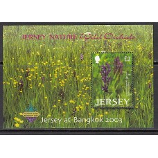 Jersey - Hojas Yvert 47 ** Mnh Flores