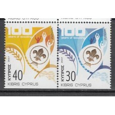 Chipre - Correo 2007 Yvert 1109/10a ** Mnh Europa