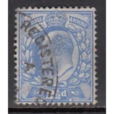 Gran Bretaña - Correo 1902-10 Yvert 110 usado Eduardo VII