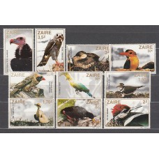 Zaire - Correo Yvert 1110/9 ** Mnh   Fauna aves