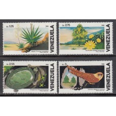 Venezuela - Correo 1982 Yvert 1111/4 ** Mnh Flores. Fauna