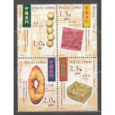 Macao - Correo Yvert 1115/8 ** Mnh  Gastronomía